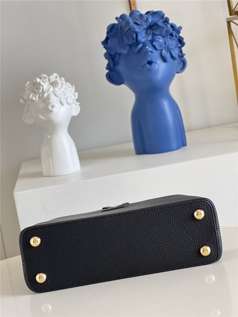High Quality Luxury Louis Vuitton Capucines Small Bag Black – Style 47590 product detail