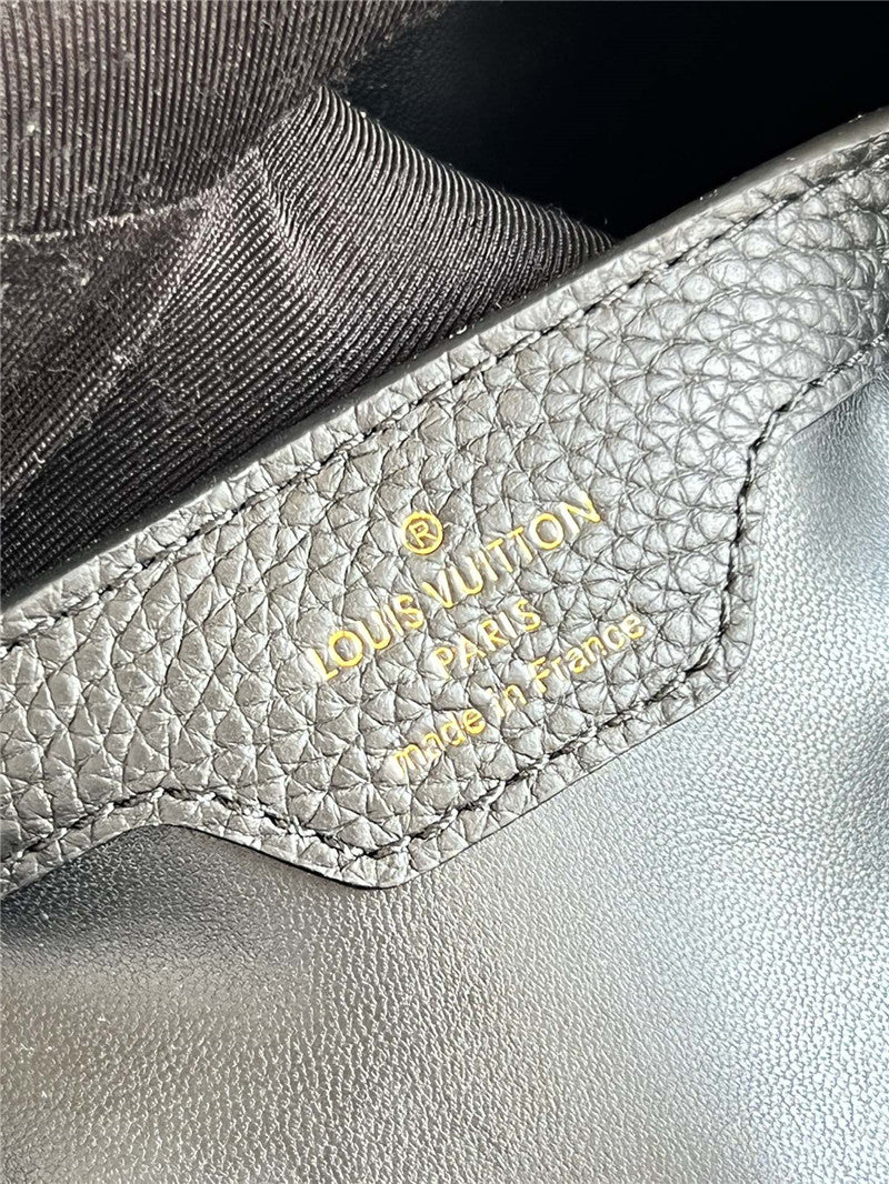 High Quality Luxury Louis Vuitton Capucines Small Bag Black – Style 47590 product detail
