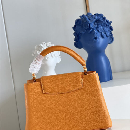 High Quality Luxury Louis Vuitton Capucines Small Bag Black alternate view