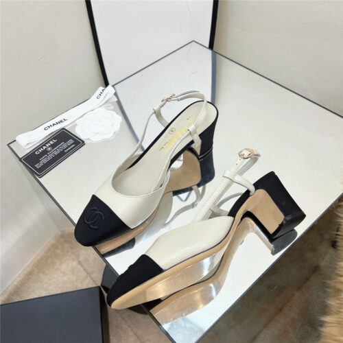 High Quality Luxury Chanel Chunky Heel Sandals – Style 53542 product detail