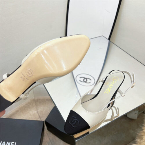 High Quality Luxury Chanel Chunky Heel Sandals – Style 53542 product detail