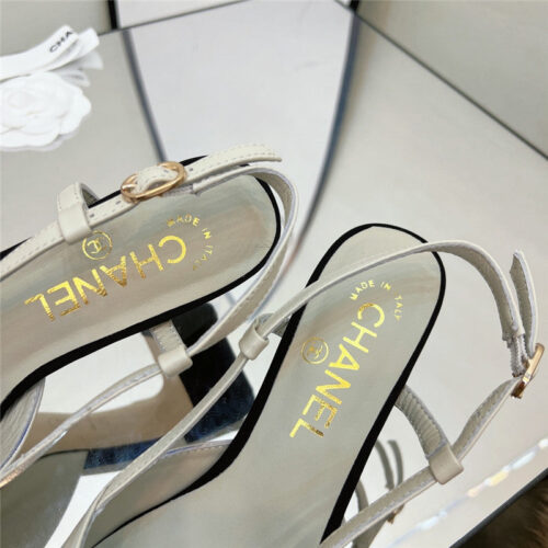 High Quality Luxury Chanel Chunky Heel Sandals – Style 53542 product detail