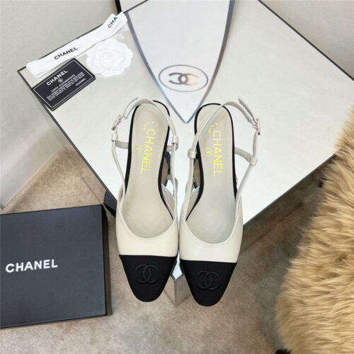 High Quality Luxury Chanel Chunky Heel Sandals – Style 53542 product detail
