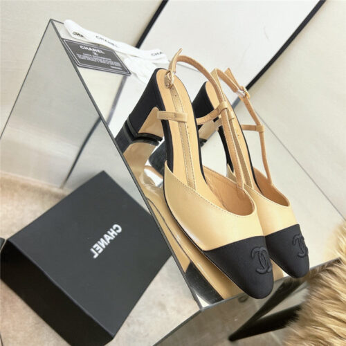 High Quality Luxury Chanel Chunky Heel Sandals – Style 20774