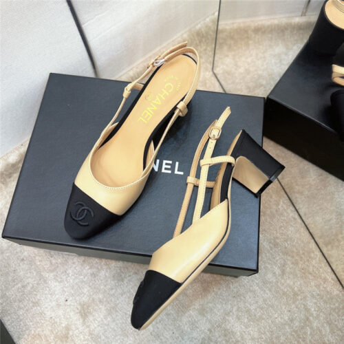 High Quality Luxury Chanel Chunky Heel Sandals – Style 20774 product detail