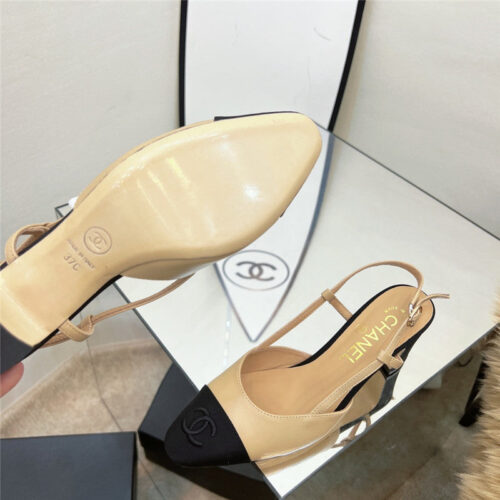 High Quality Luxury Chanel Chunky Heel Sandals – Style 20774 product detail