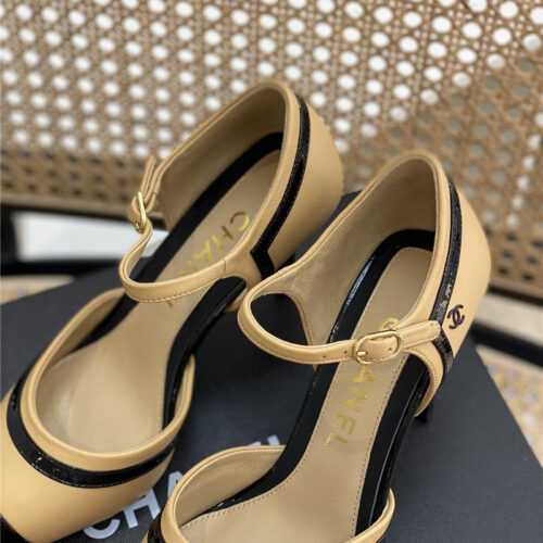 High Quality Luxury Chanel High Heel Sandals – Style 04006 product detail