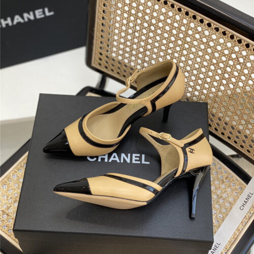 High Quality Luxury Chanel High Heel Sandals – Style 04006 product detail