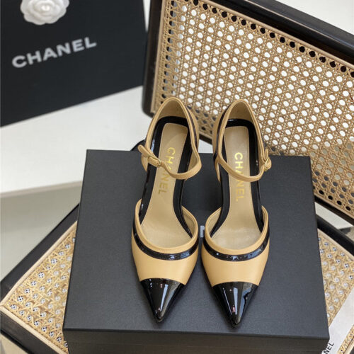 High Quality Luxury Chanel High Heel Sandals – Style 04006 alternate view