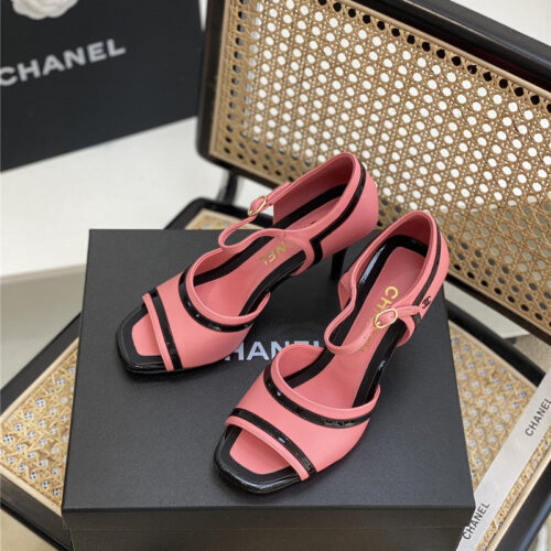 High Quality Luxury Chanel High Heel Sandals – Style 43558 alternate view