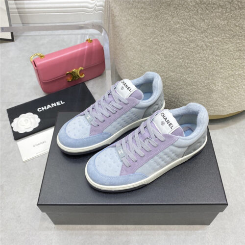 High Quality Luxury Chanel Calfskin Sneakers Womens – Style 04070 product detail