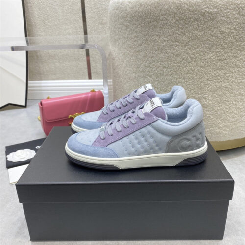 High Quality Luxury Chanel Calfskin Sneakers Womens – Style 04070 product detail