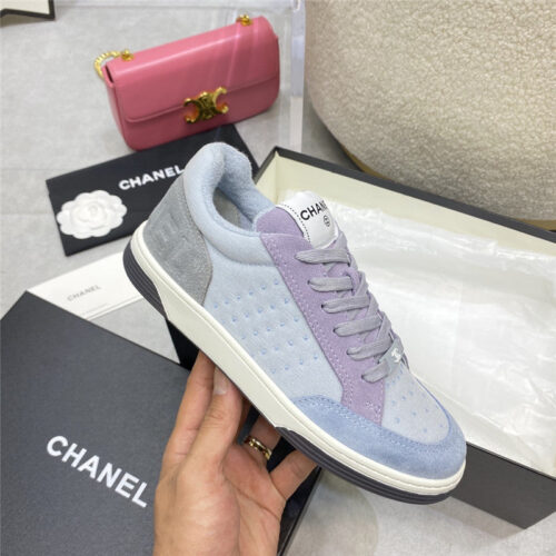 High Quality Luxury Chanel Calfskin Sneakers Womens – Style 04070 product detail