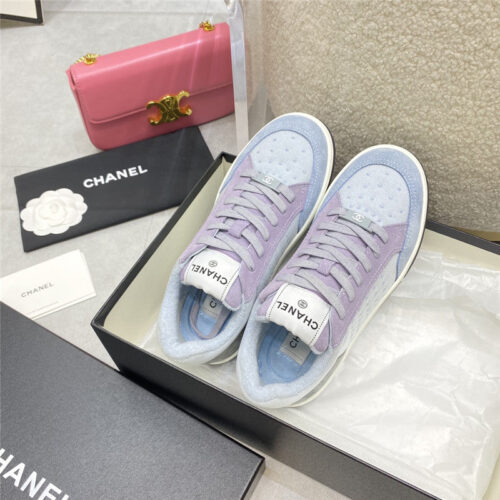 High Quality Luxury Chanel Calfskin Sneakers Womens – Style 04070 product detail