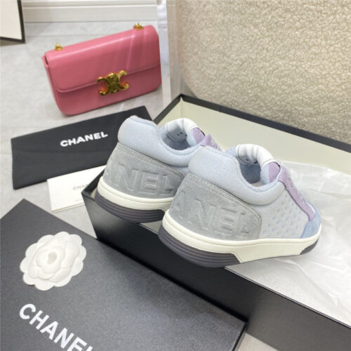 High Quality Luxury Chanel Calfskin Sneakers Womens – Style 04070 product detail