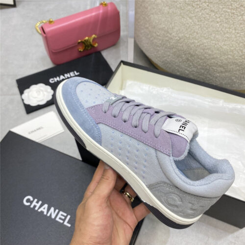 High Quality Luxury Chanel Calfskin Sneakers Womens – Style 04070 product detail