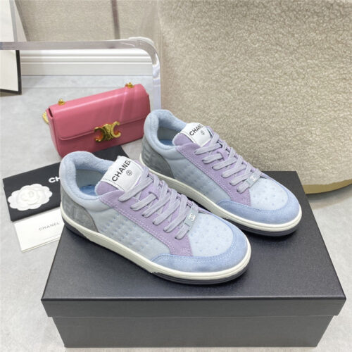 High Quality Luxury Chanel Calfskin Sneakers Womens – Style 04070