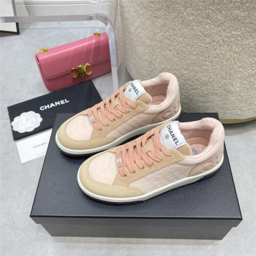 High Quality Luxury Chanel Calfskin Sneakers Womens – Style 69606 alternate view