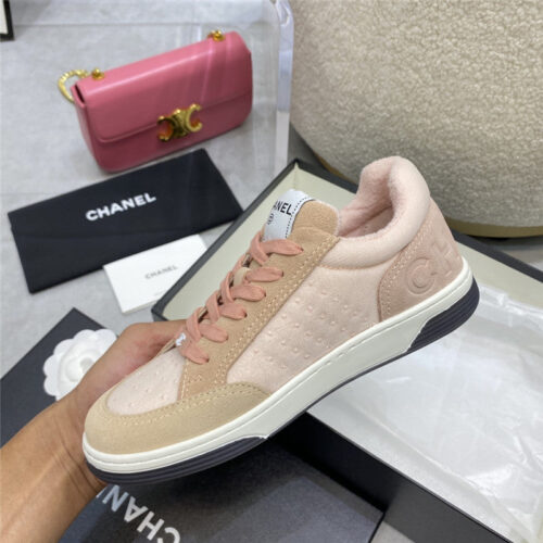 High Quality Luxury Chanel Calfskin Sneakers Womens – Style 69606 product detail