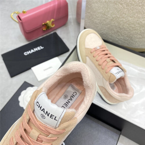 High Quality Luxury Chanel Calfskin Sneakers Womens – Style 69606 product detail