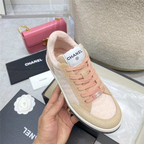 High Quality Luxury Chanel Calfskin Sneakers Womens – Style 69606 product detail
