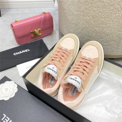 High Quality Luxury Chanel Calfskin Sneakers Womens – Style 69606 product detail