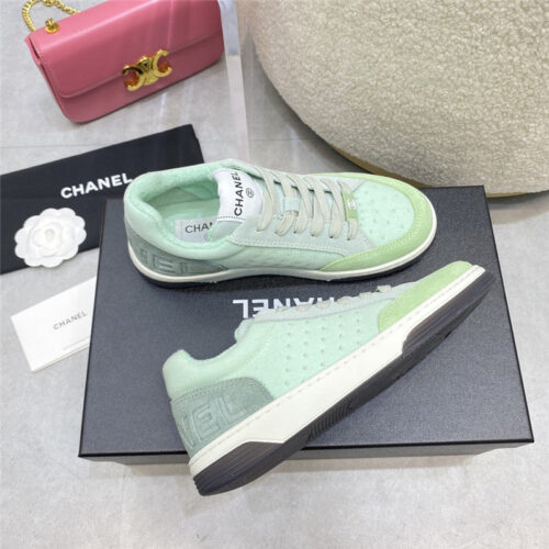 High Quality Luxury Chanel Calfskin Sneakers Womens – Style 00678 product detail