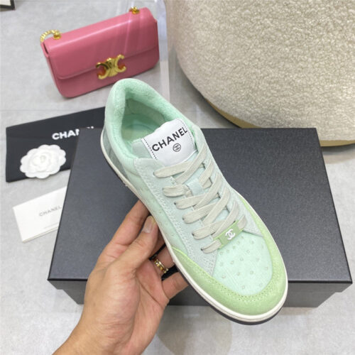 High Quality Luxury Chanel Calfskin Sneakers Womens – Style 00678 product detail
