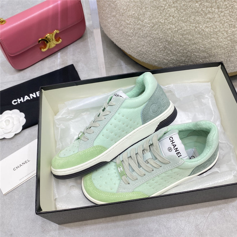 High Quality Luxury Chanel Calfskin Sneakers Womens – Style 00678 product detail