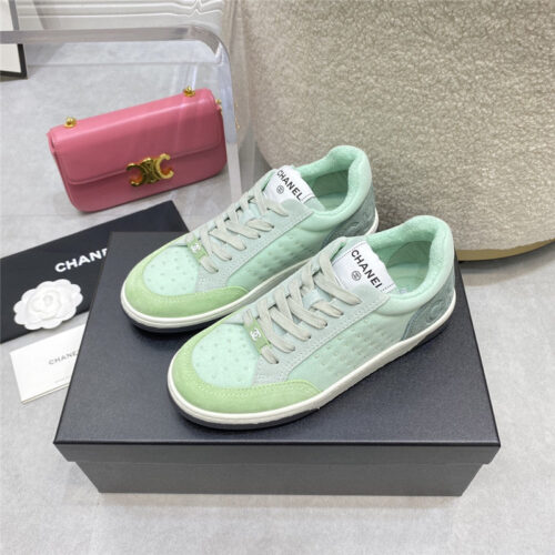 High Quality Luxury Chanel Calfskin Sneakers Womens – Style 00678