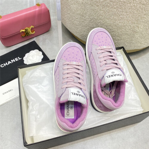 High Quality Luxury Chanel Calfskin Sneakers Womens – Style 66214 product detail