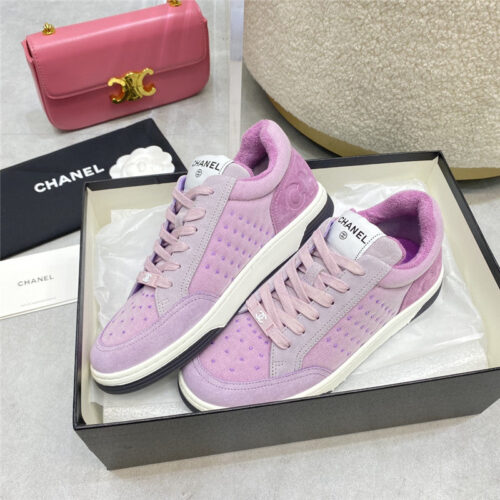 High Quality Luxury Chanel Calfskin Sneakers Womens – Style 66214 product detail