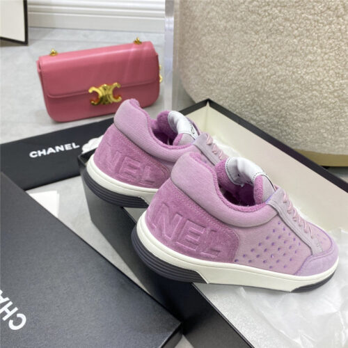 High Quality Luxury Chanel Calfskin Sneakers Womens – Style 66214 product detail
