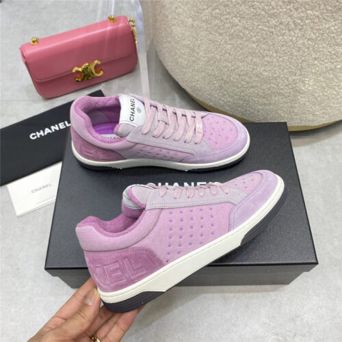 High Quality Luxury Chanel Calfskin Sneakers Womens – Style 66214 product detail