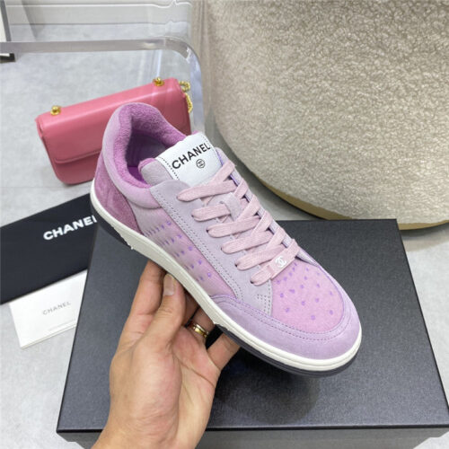 High Quality Luxury Chanel Calfskin Sneakers Womens – Style 66214 product detail