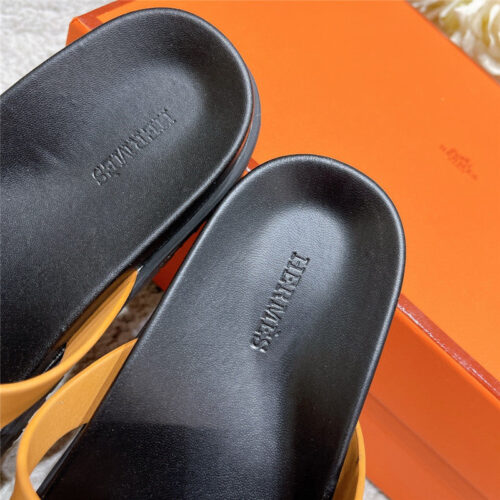 High Quality Luxury Hermes Platform Slippers – Style 69699 product detail