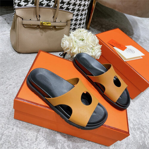 High Quality Luxury Hermes Platform Slippers – Style 69699