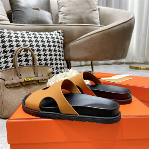 High Quality Luxury Hermes Platform Slippers – Style 69699 product detail
