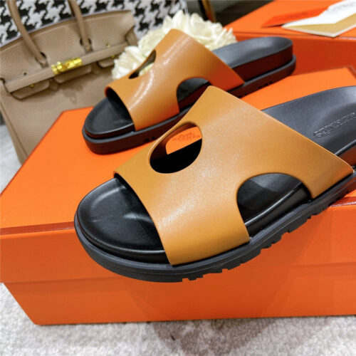 High Quality Luxury Hermes Platform Slippers – Style 69699 product detail