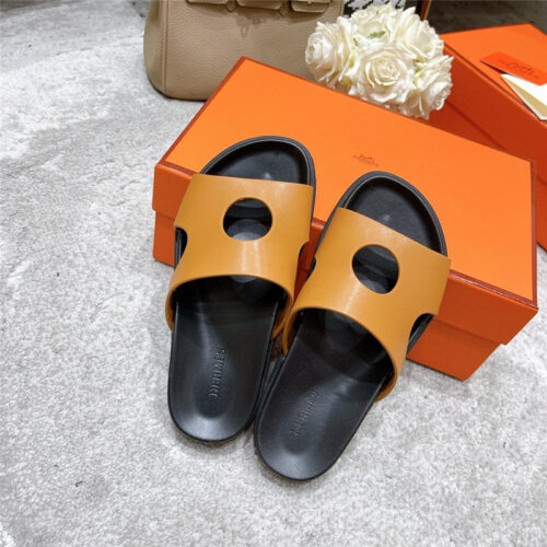 High Quality Luxury Hermes Platform Slippers – Style 69699 product detail