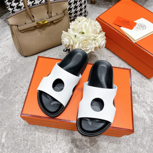 High Quality Luxury Hermes Platform Slippers – Ref Rh-11941 alternate view