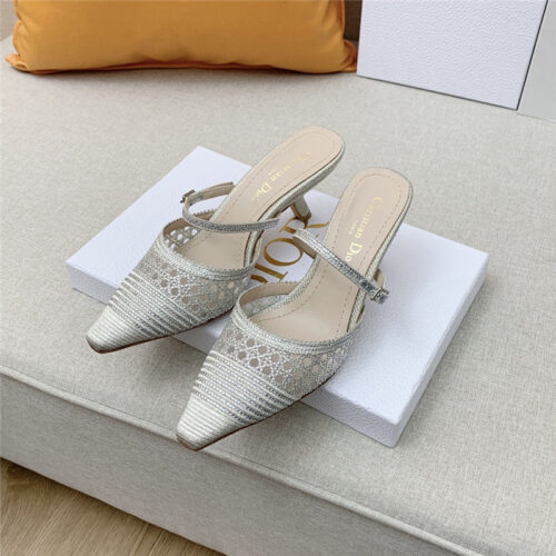 High Quality Luxury Dior Capture Heeled Mule – Style 49670