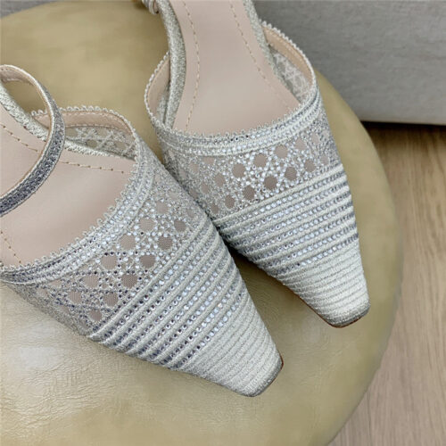 High Quality Luxury Dior Capture Heeled Mule – Style 49670 product detail