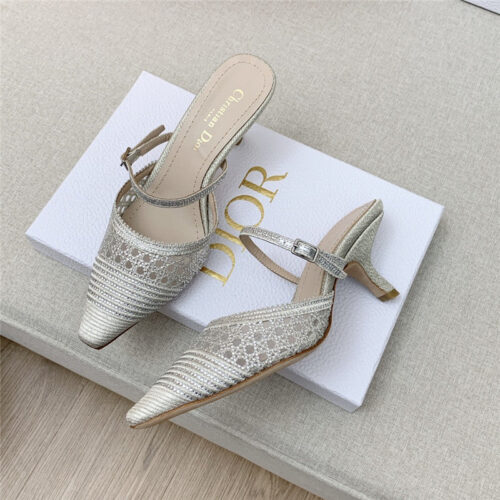 High Quality Luxury Dior Capture Heeled Mule – Style 49670 alternate view