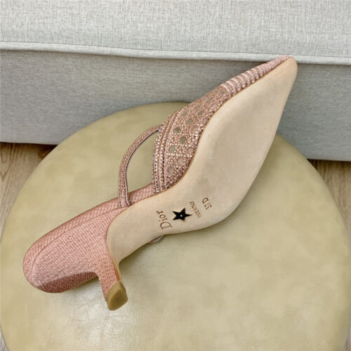 High Quality Luxury Dior Capture Heeled Mule – Style 25382 product detail