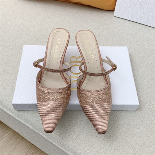 High Quality Luxury Dior Capture Heeled Mule – Style 25382 product detail