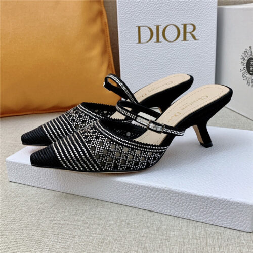 High Quality Luxury Dior Capture Heeled Mule product detail