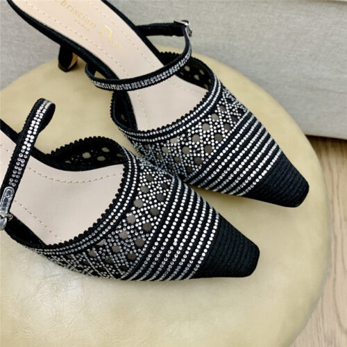 High Quality Luxury Dior Capture Heeled Mule product detail