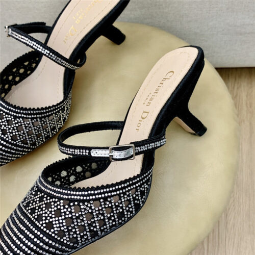 High Quality Luxury Dior Capture Heeled Mule product detail