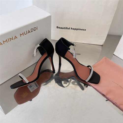 High Quality Luxury Amina Muaddi Giorgia Heels – Style 52355 product detail